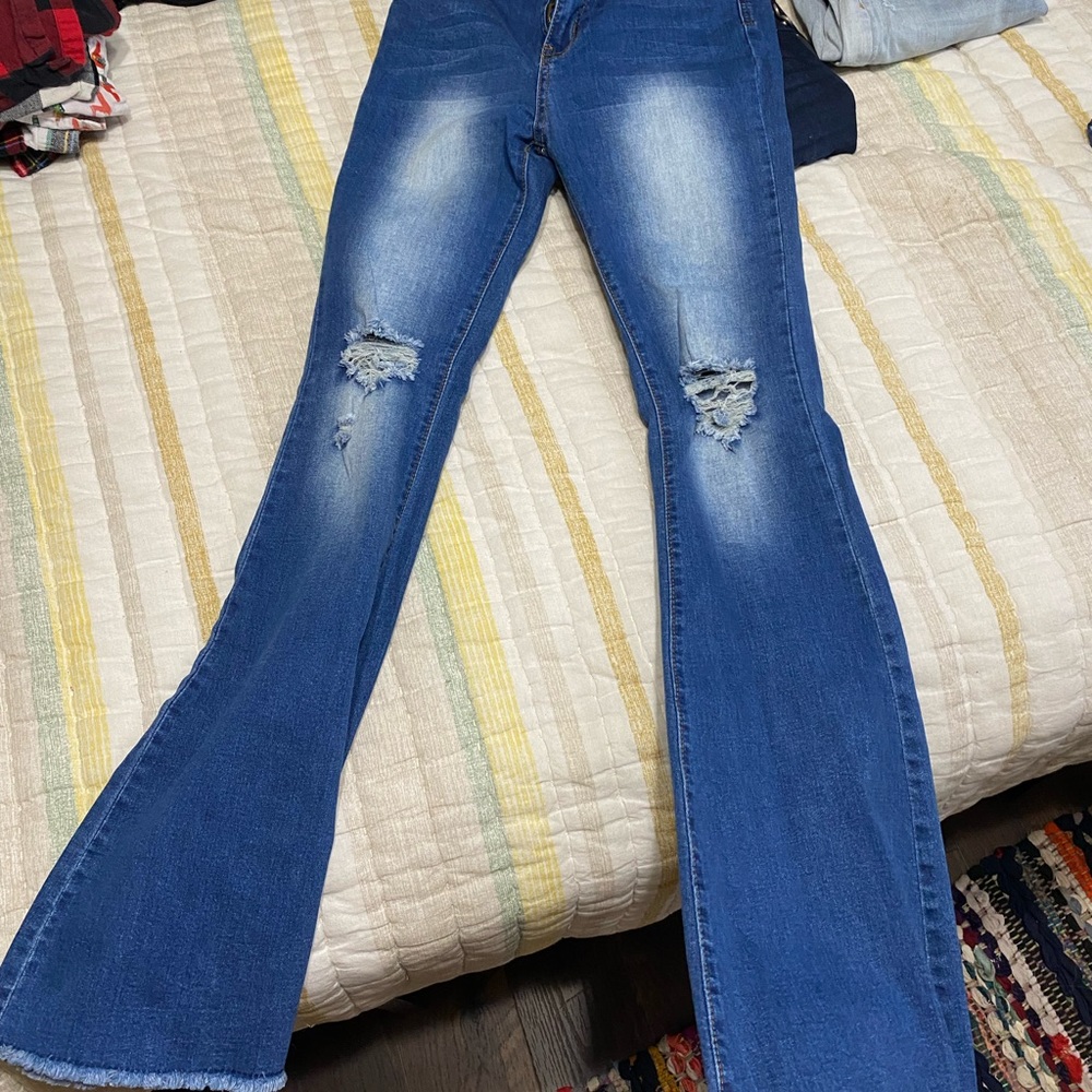 Size 6 Stretchy Bellbottoms